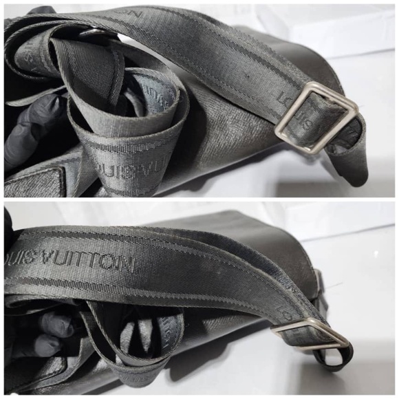 Authentic Louis Vuitton Taiga Andrei Messenger/Crossbody Bag Dark Grey - Picture 14 of 16